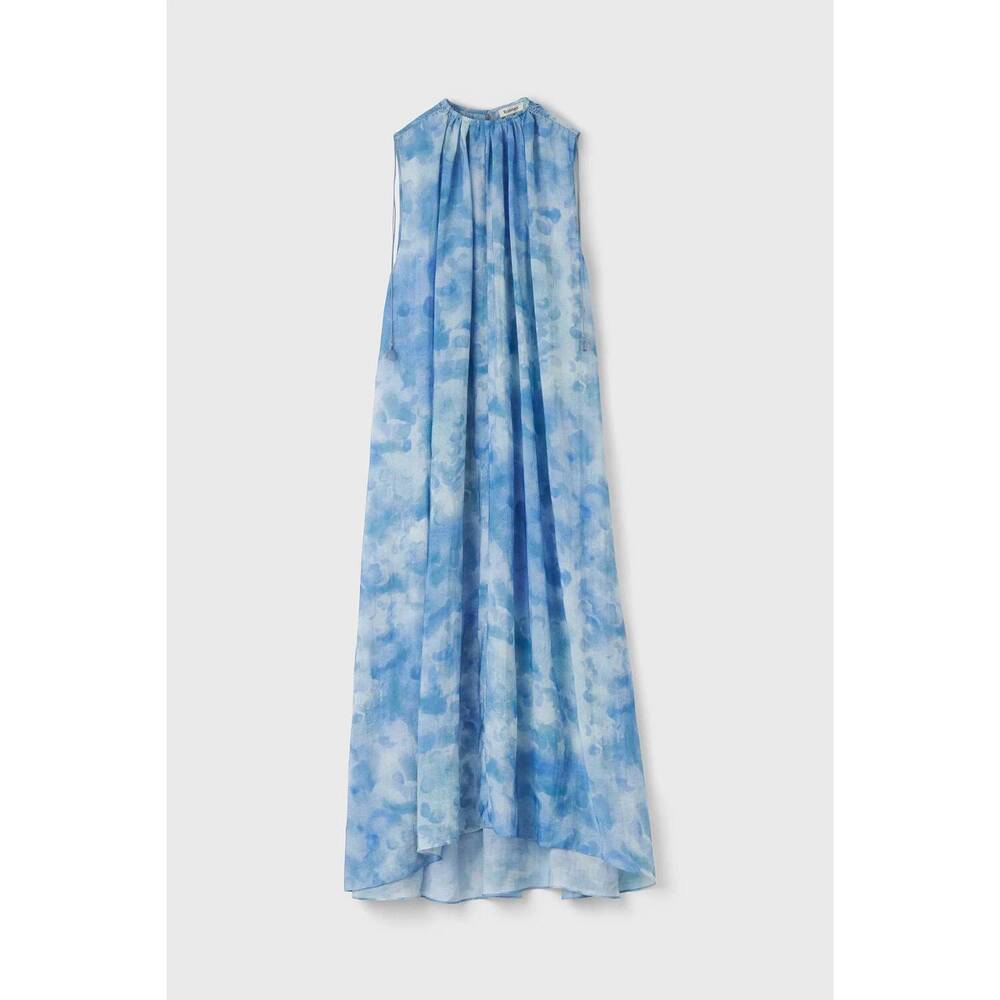 NEW RODEBJER lobelia maxi halter neck dress in clouds - Picture 4 of 4